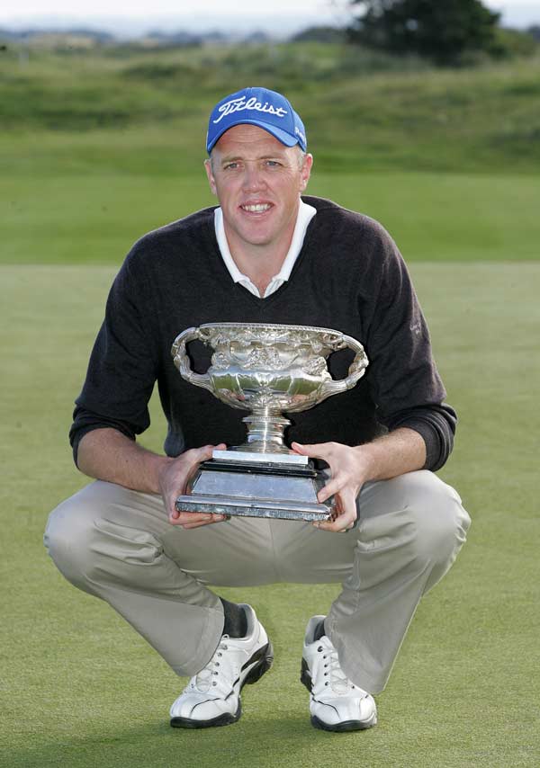 David Mortimer, winner of the Ladbrokes PGA Irish Region championship at Seapoint Golf Club, Co Louth.